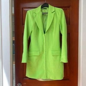 Zara Lime Green Jumpsuit Dress